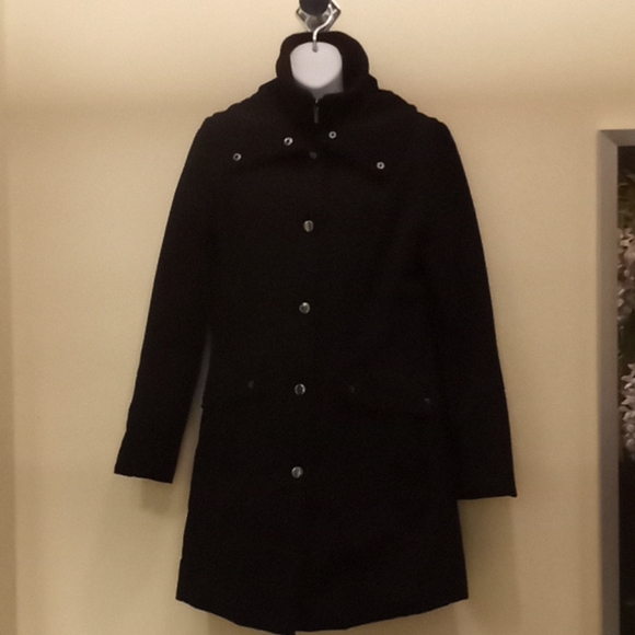 Jones New York Black Puffer Coat - Picture 3 of 15